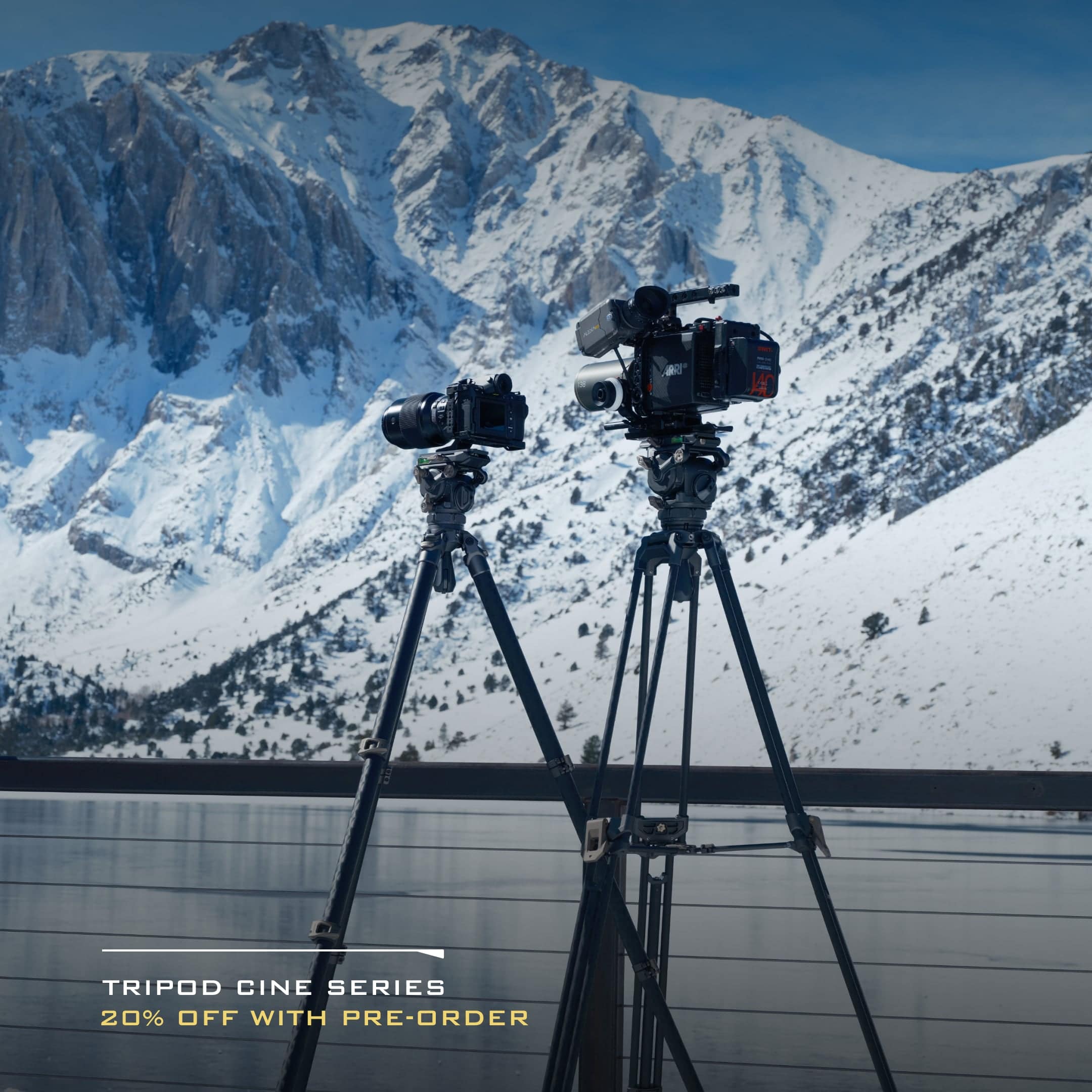 20% off new cine series tripods